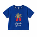 French Fries Tee — Royal Blue
