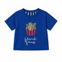 French Fries Tee — Royal Blue