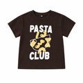 Pasta Club Tee — Brown