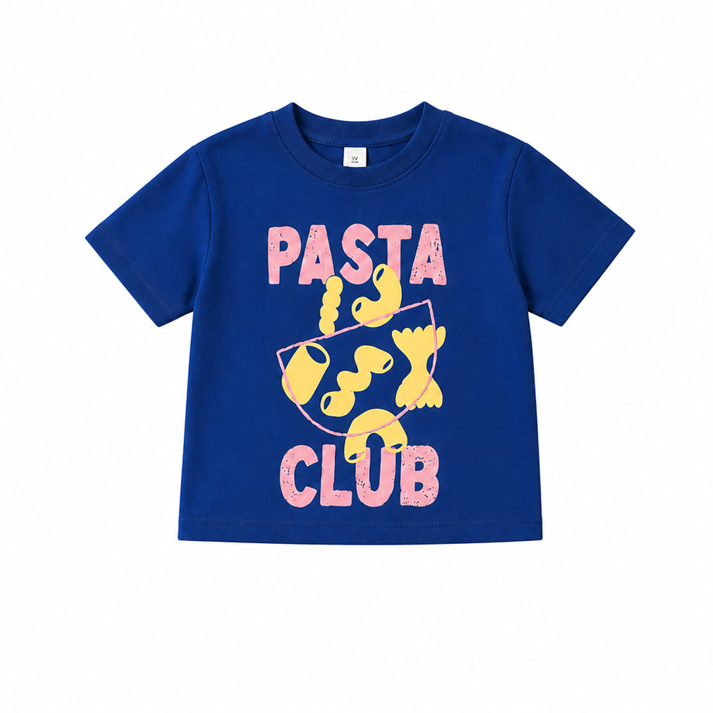 Pasta Club Tee — Royal Blue
