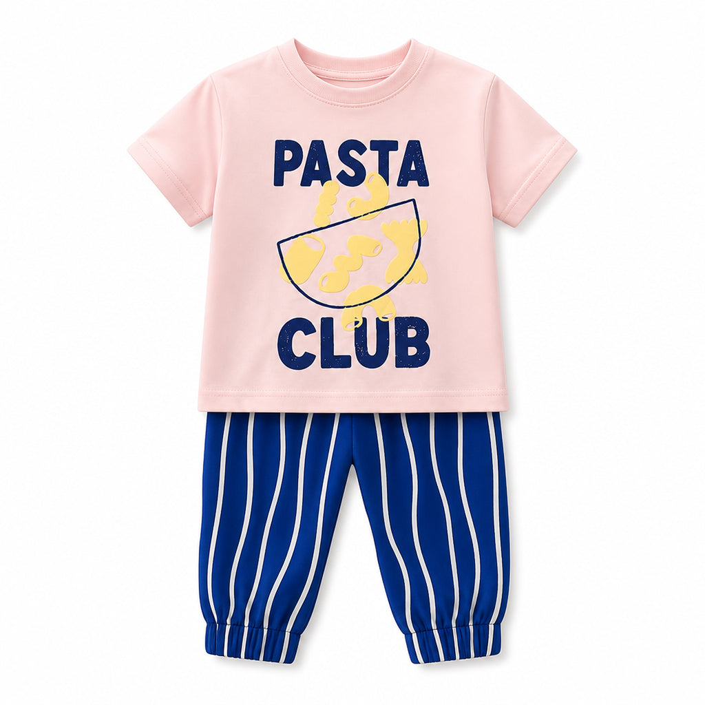 Pasta Club Tee — Pink