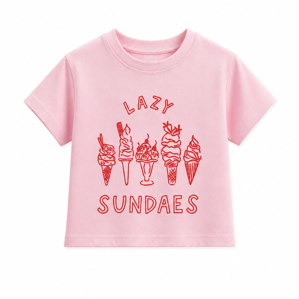Ice Cream Tee — Pink