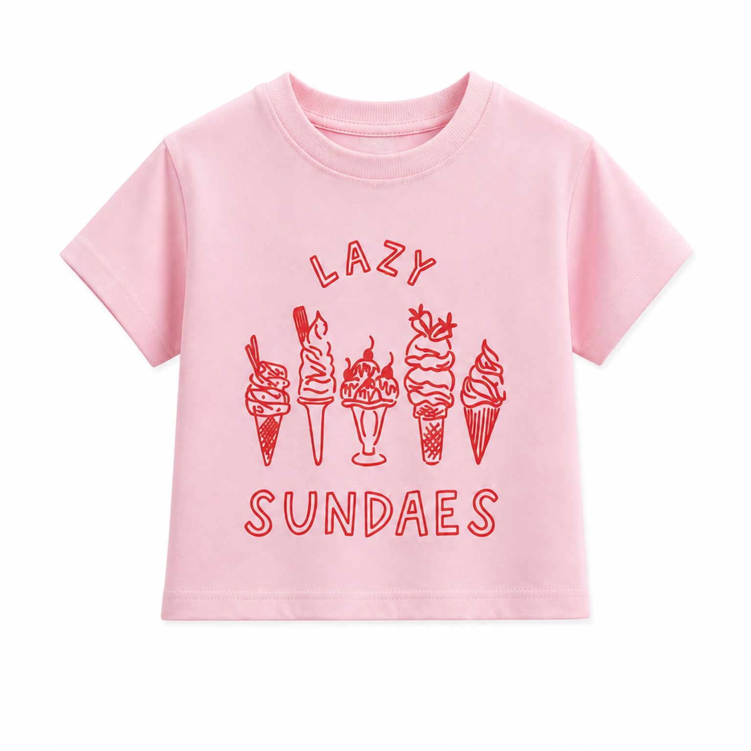 Ice Cream Tee — Pink